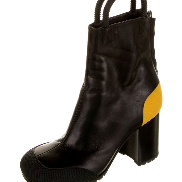 RANDOM IDENTITIES SIZE 7 LEATHER BOOTS - Picture 2 of 5